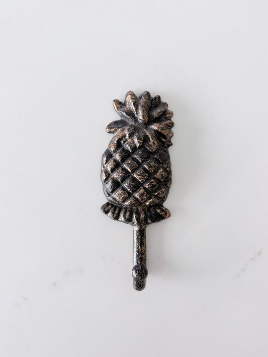 Cast Iron Pineapple Wall Hooks
