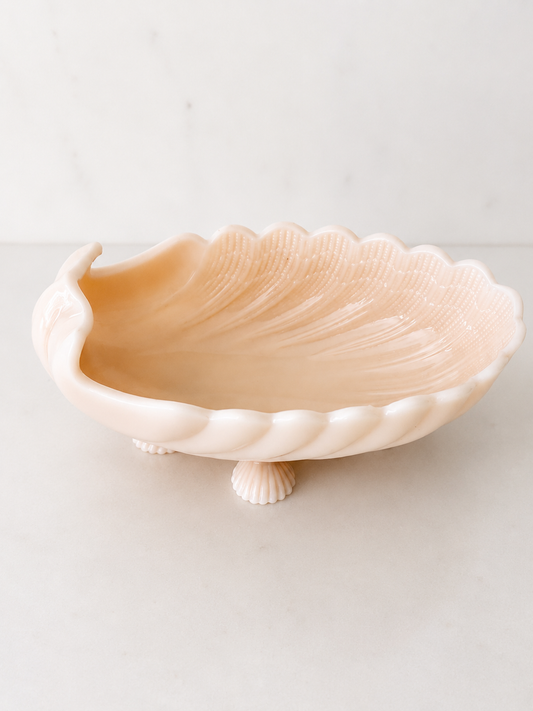 Cambridge Glass Company Crown Tuscan Footed Shell Bowl