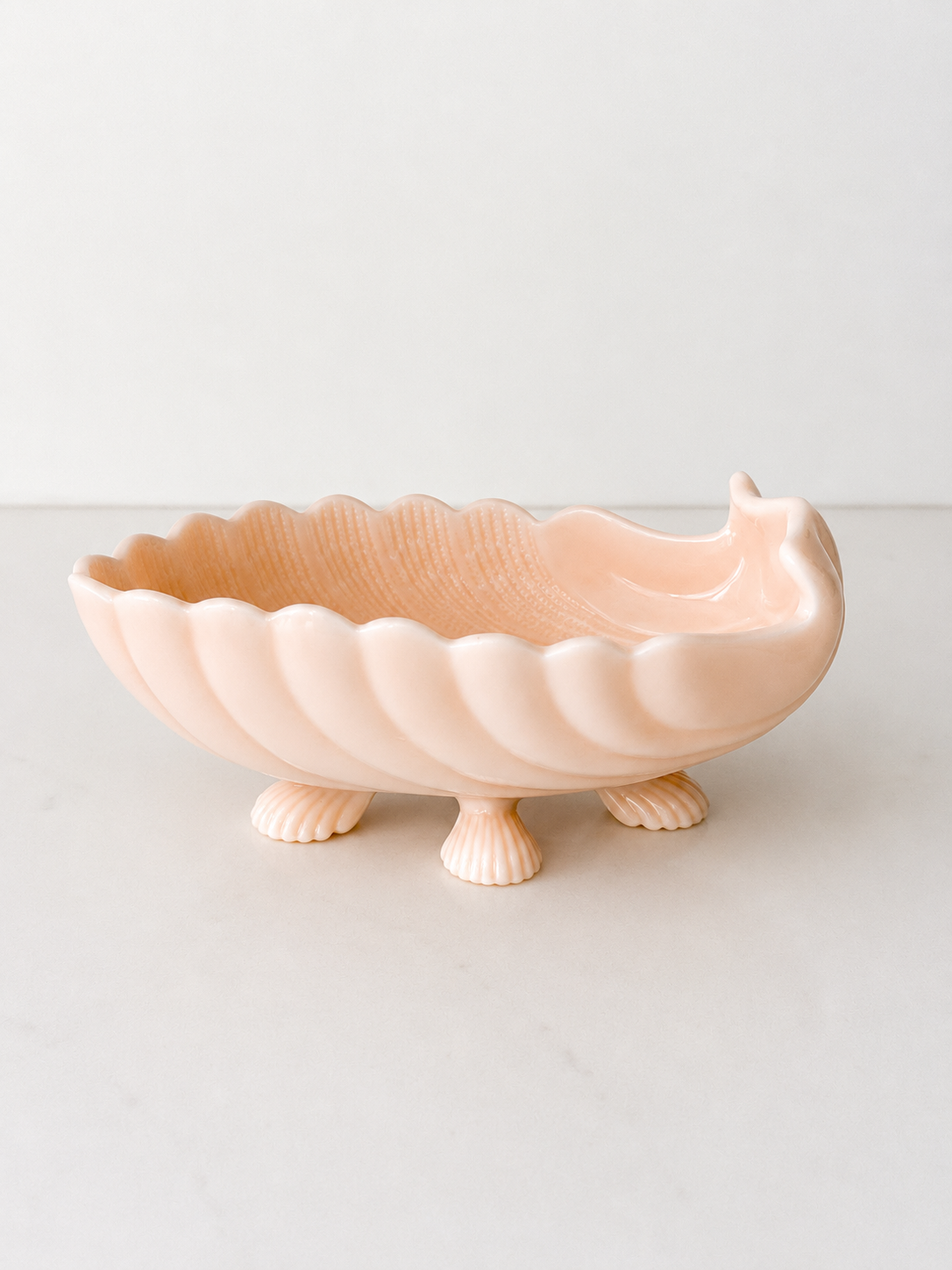 Cambridge Glass Company Crown Tuscan Footed Shell Bowl