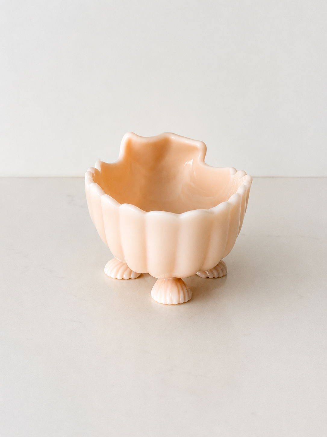 Cambridge Glass Company Crown Tuscan Footed Shell Bowl