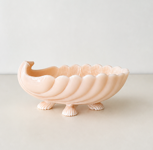Cambridge Glass Company Crown Tuscan Footed Shell Bowl
