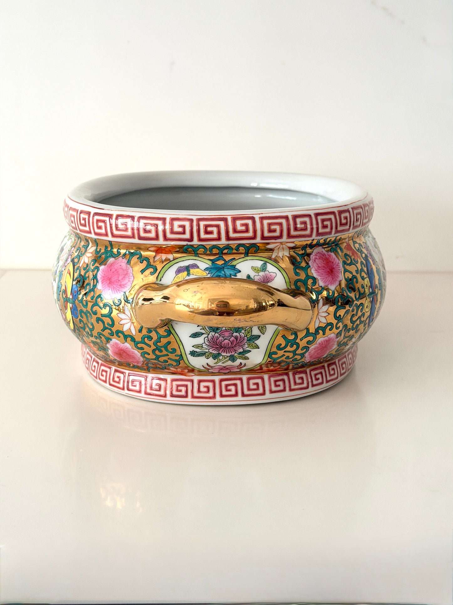 Vintage Rose Canton Foot Bath