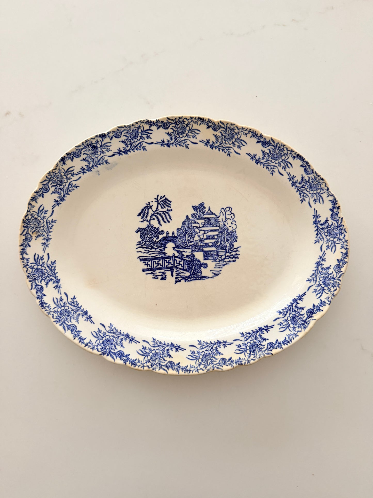 Blue Willow Serving Platter