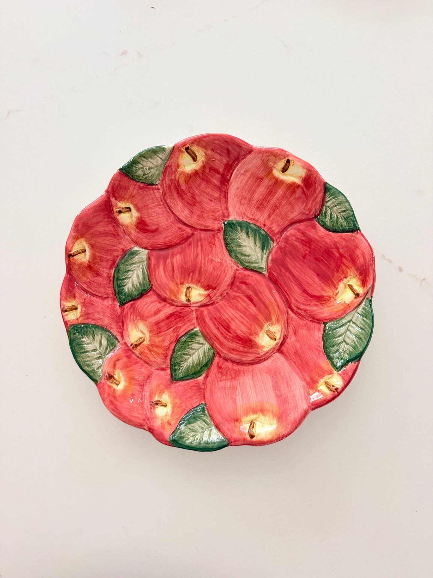Vintage Fitz & Floyd Apples Plate