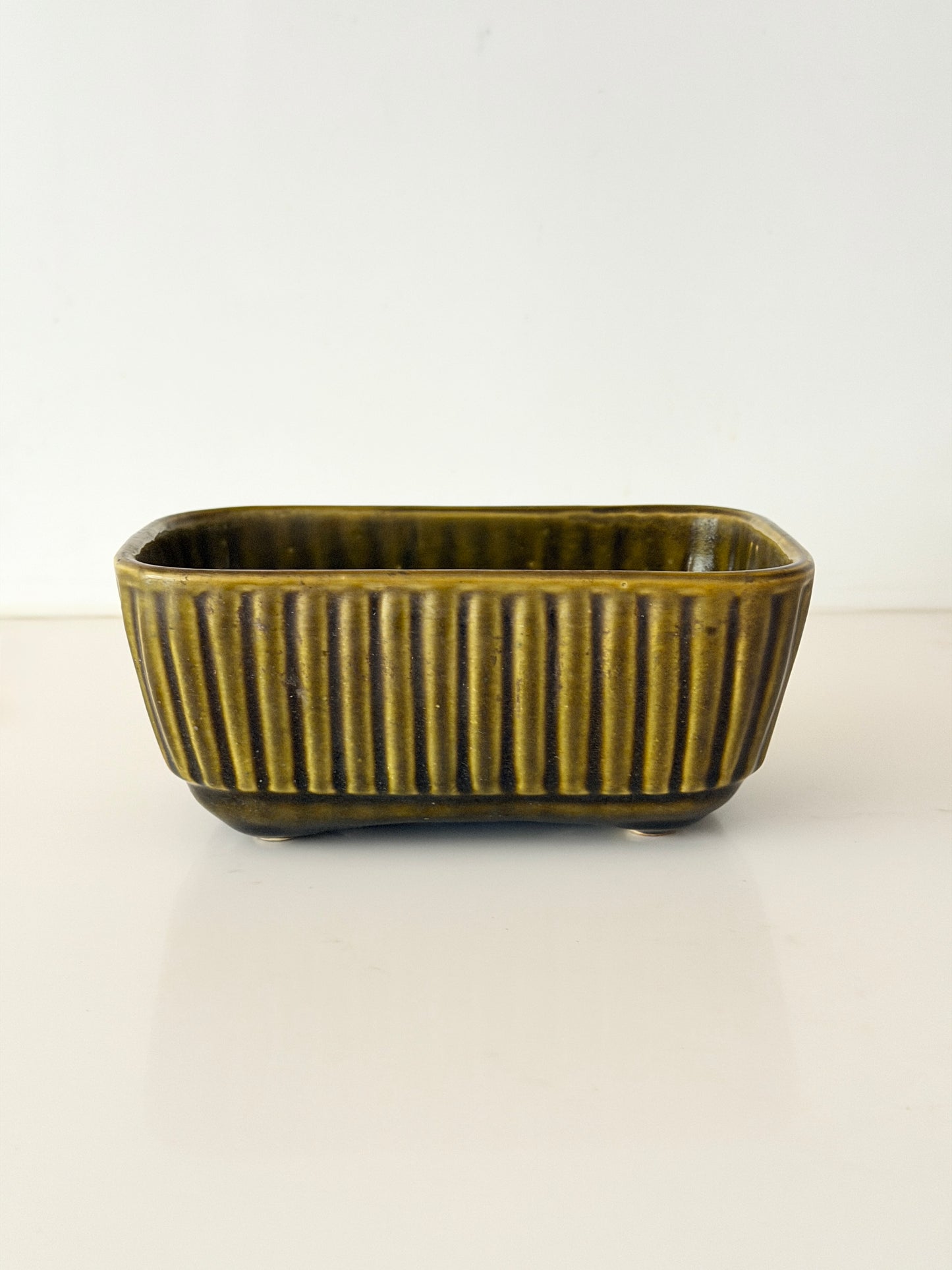 Vintage McCoy Brush Ceramic Planter