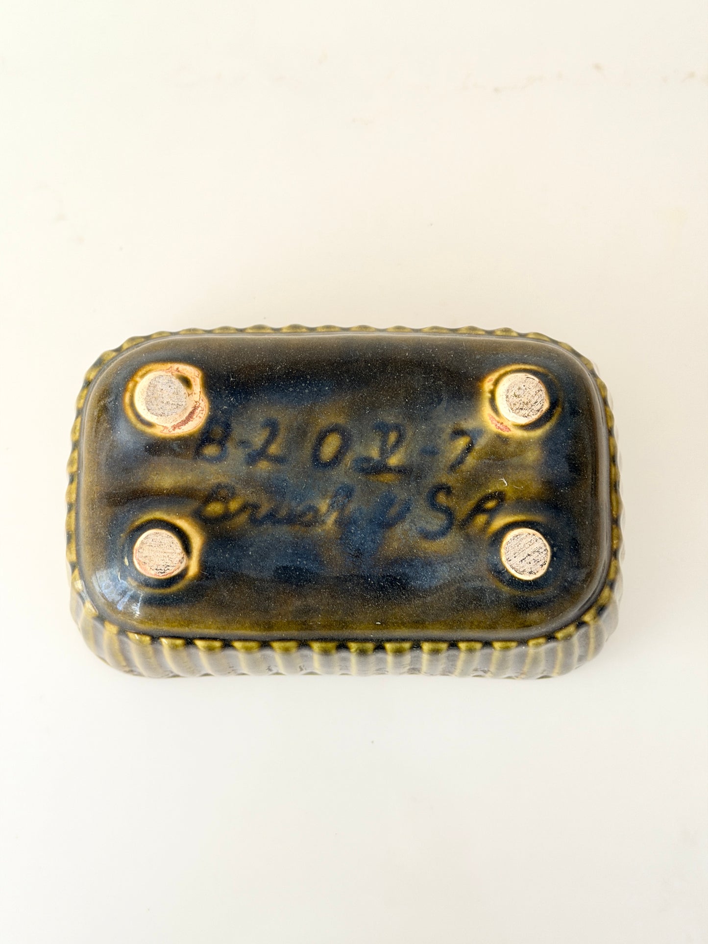 Vintage McCoy Brush Ceramic Planter