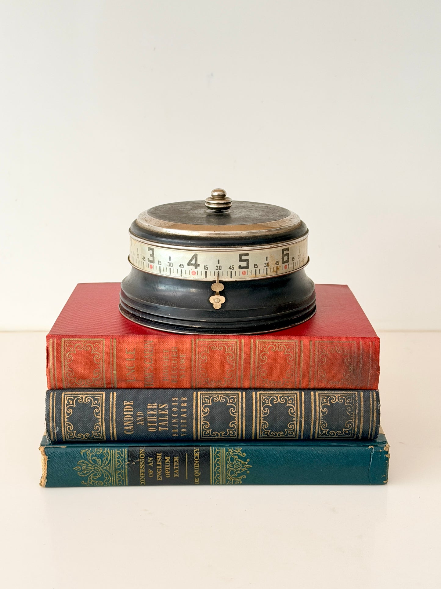Vintage 1930s Lux Mystery Rotary (“Tape Measure”) Clock