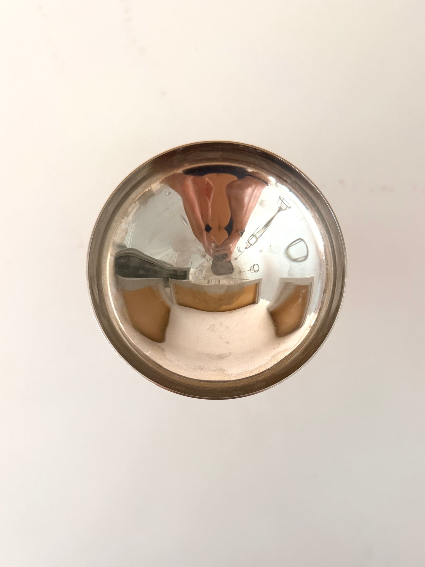 Vintage Spanish Silver Plated Coup Glasses