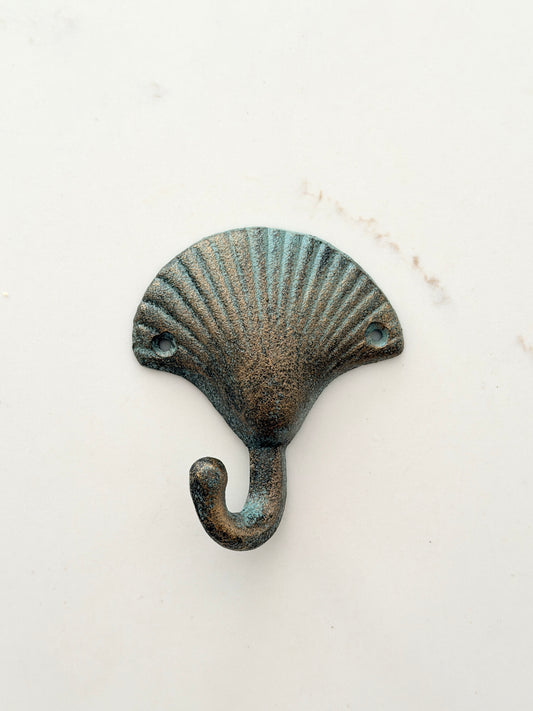 Cast Iron Seashell Wall Hook