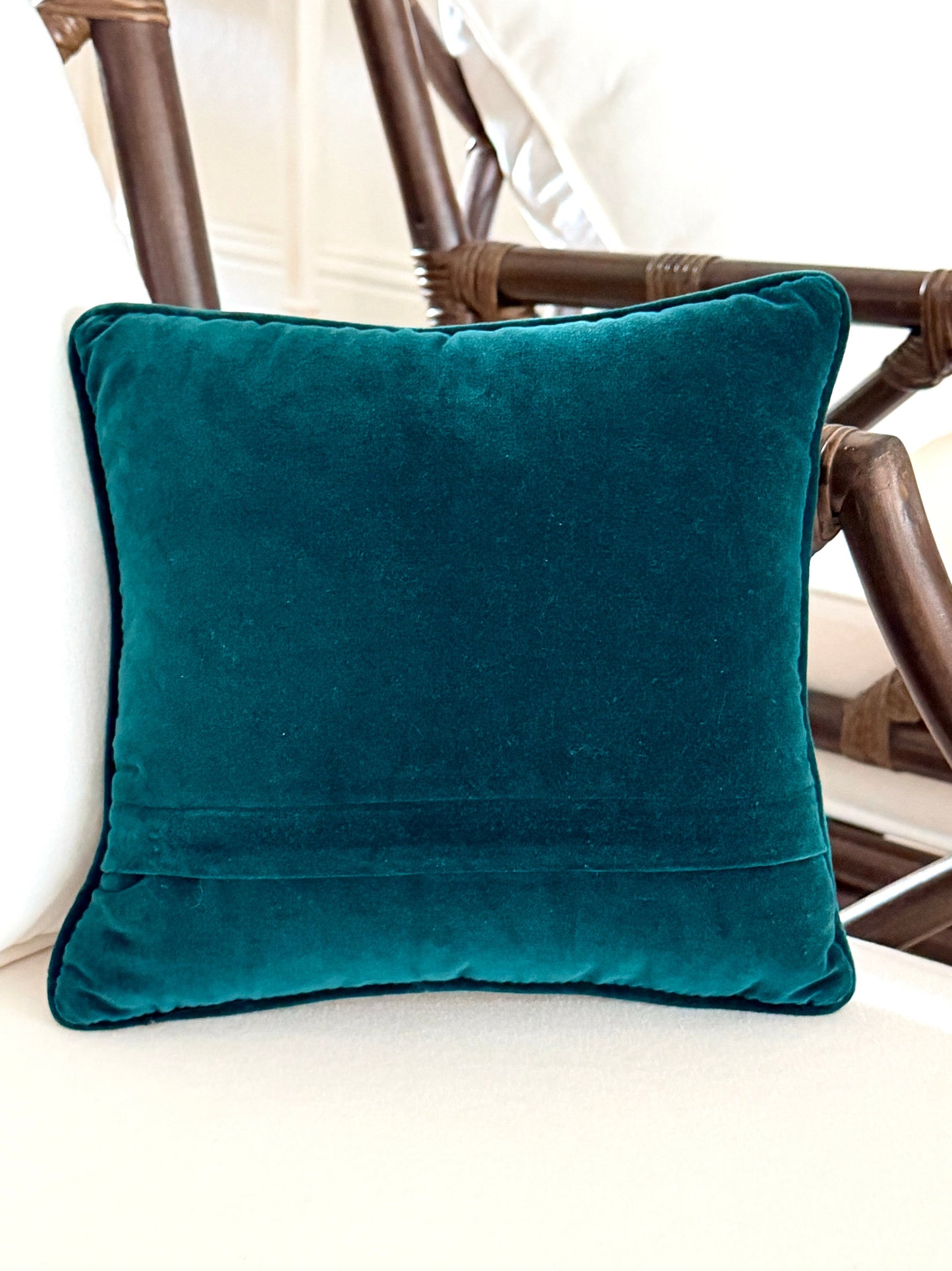 Zebras Needlepoint Pillow