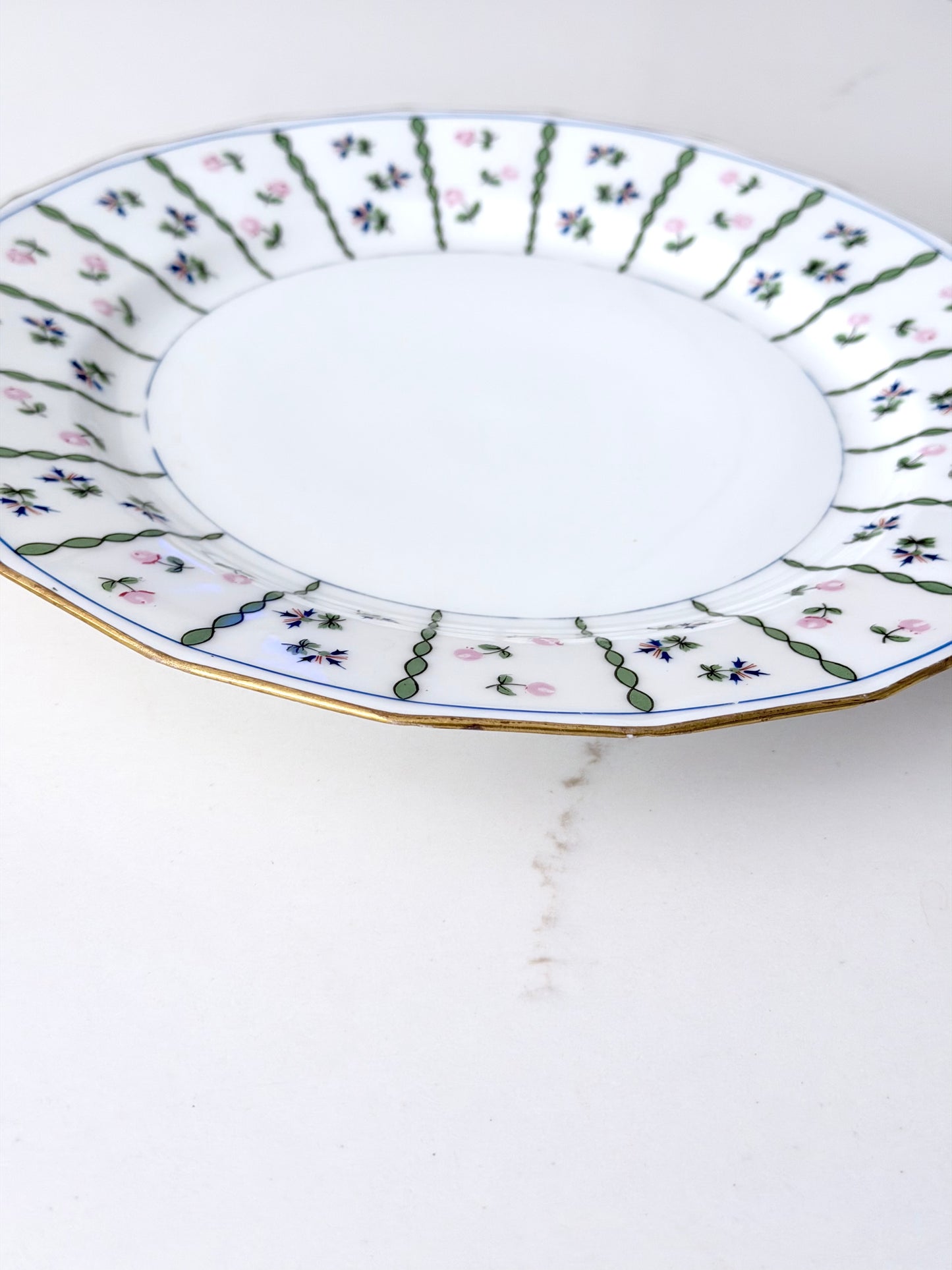 Antique Limoges 9.5" Porcelain Plate