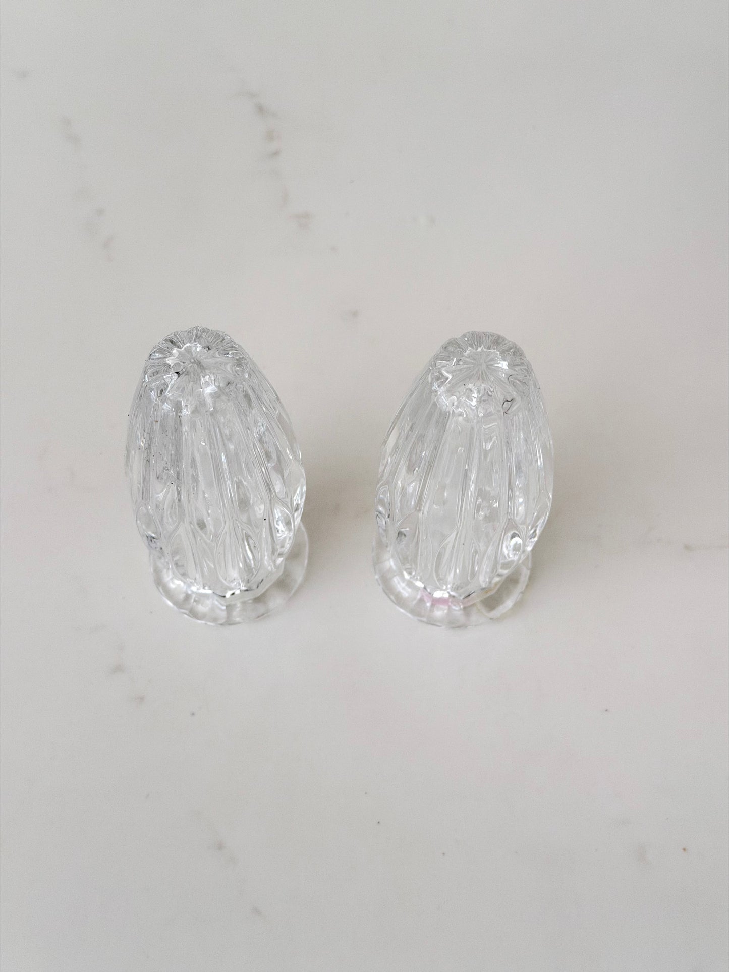 Vintage Mikasa Park Lane Crystal Salt & Pepper Shakers