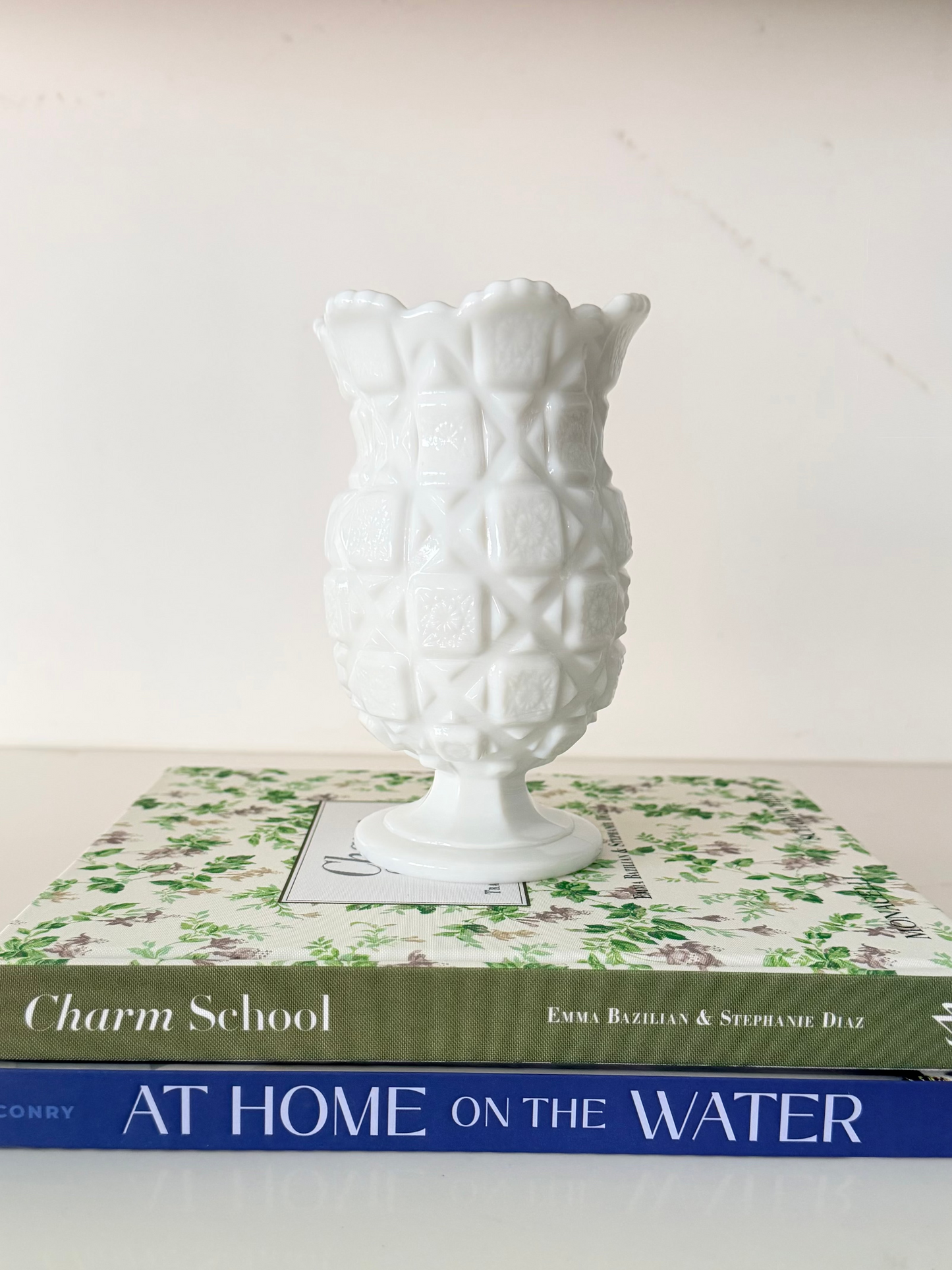 Vintage Westmoreland Milk Glass Vase