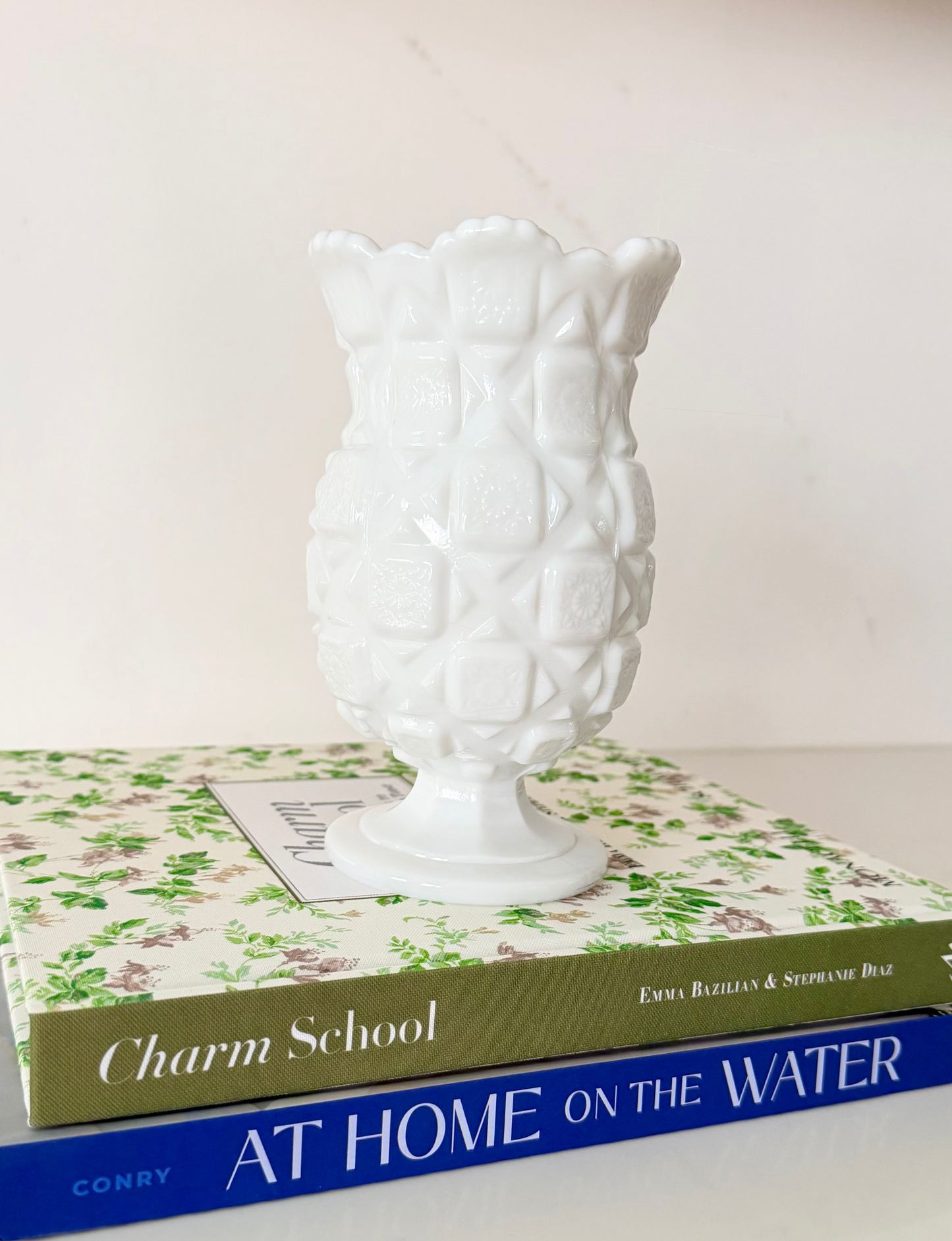 Vintage Westmoreland Milk Glass Vase