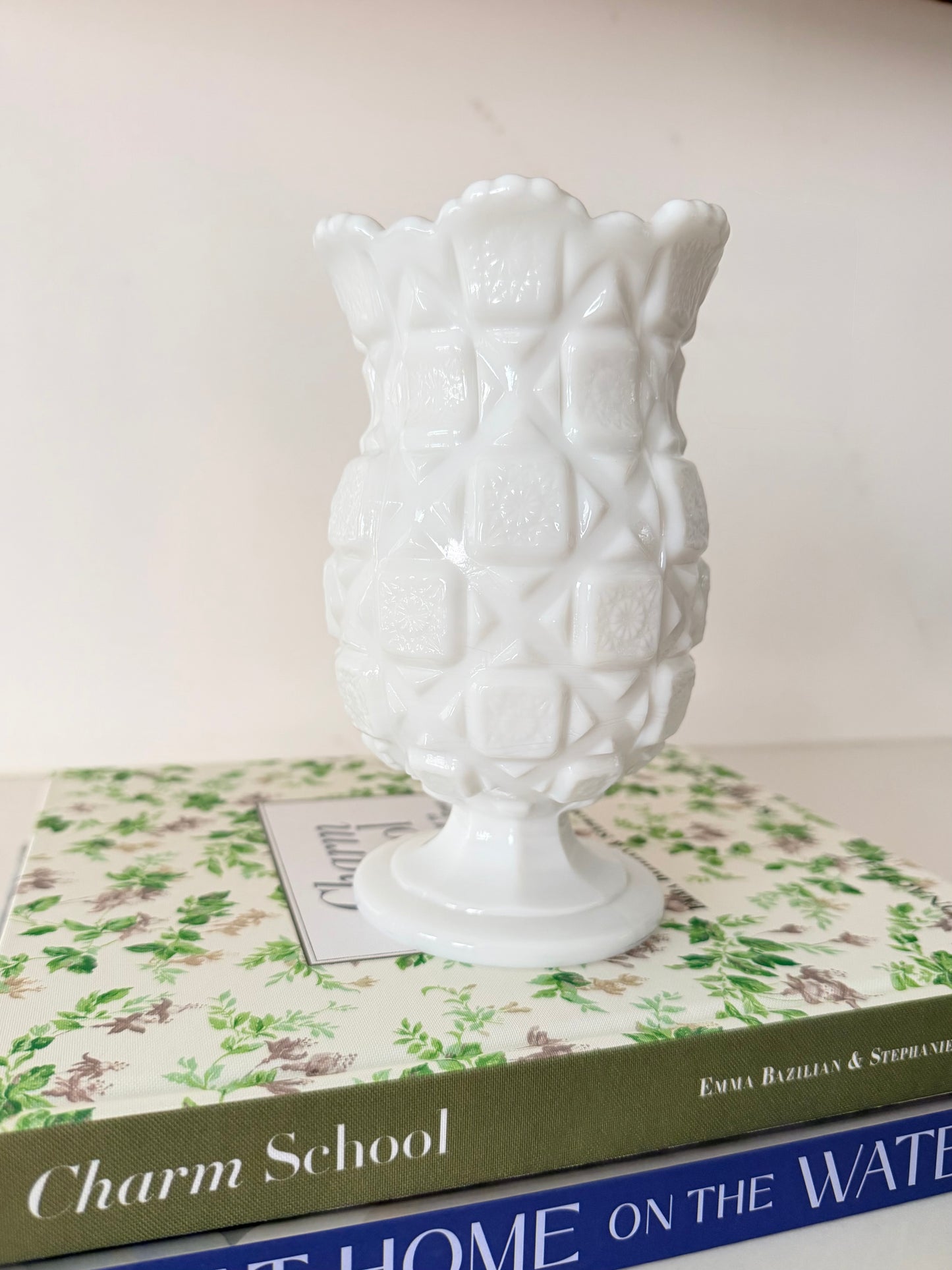 Vintage Westmoreland Milk Glass Vase