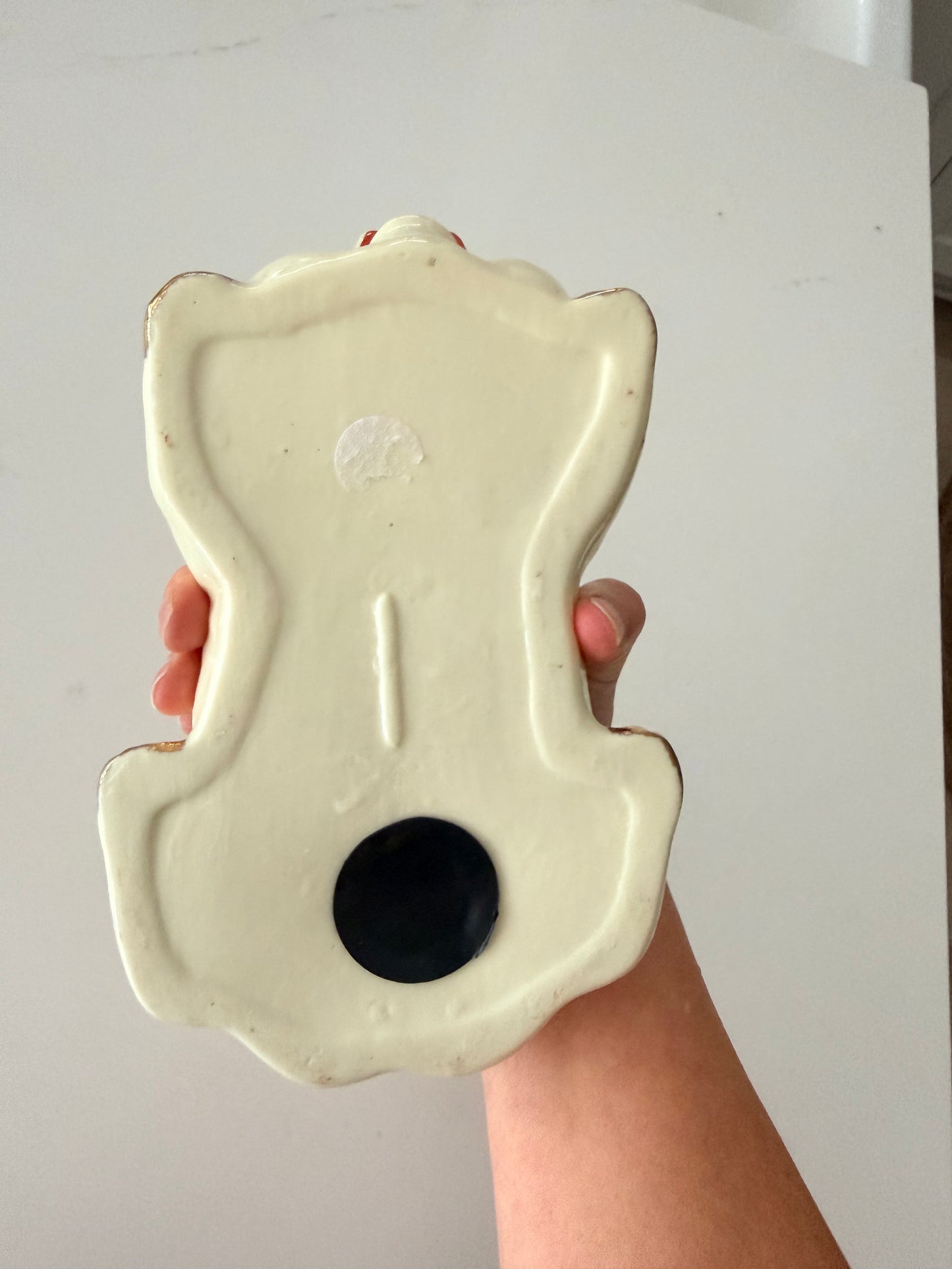 Vintage Ceramic Chinoiserie Piggybank