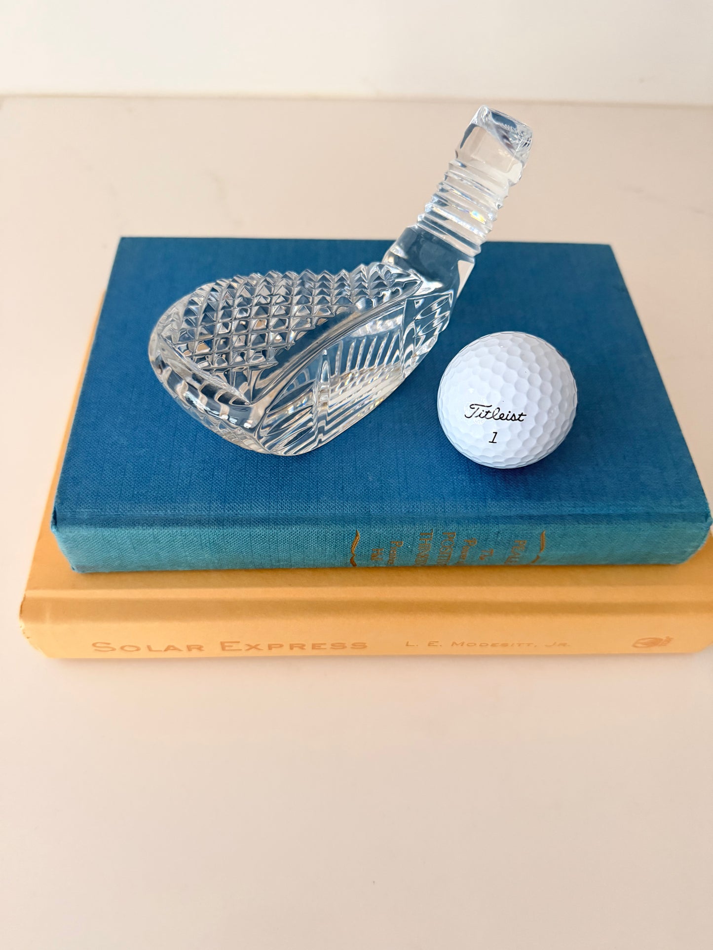 Waterford Crystal Driver Golf Club Paperweight