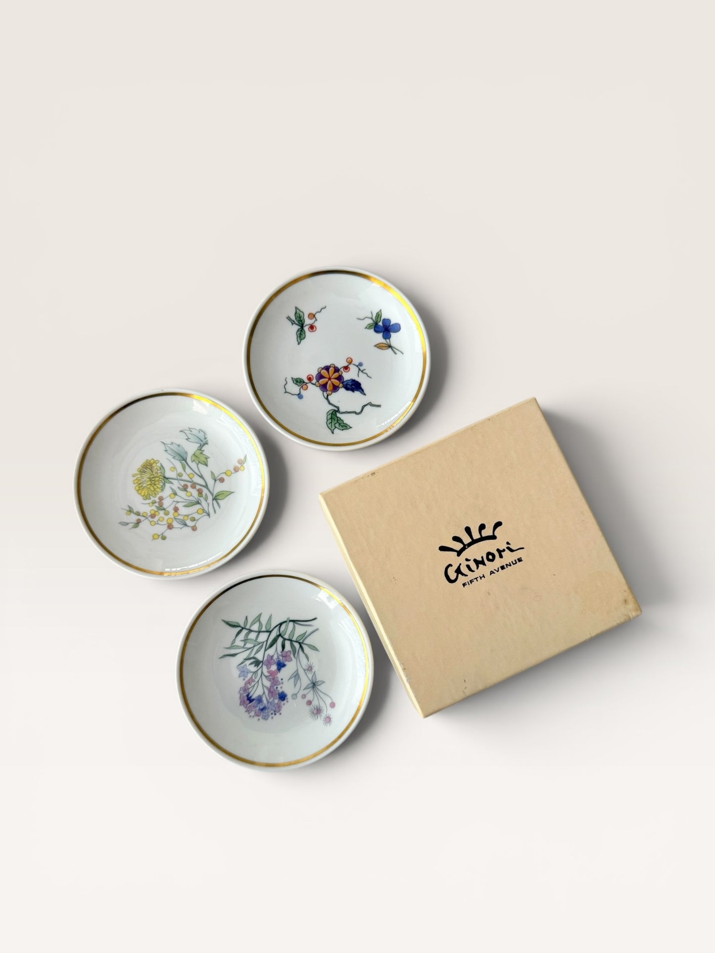 Vintage Ginori Porcelain Butter Pats