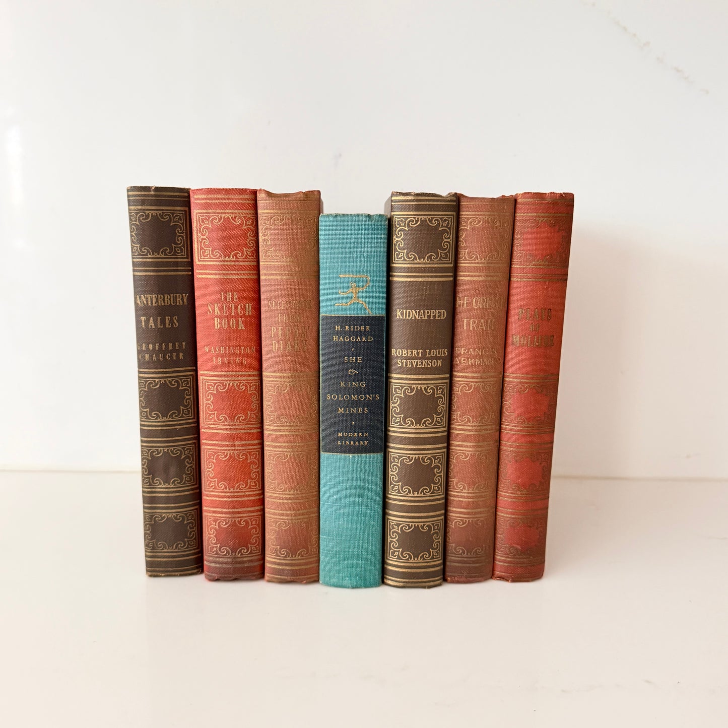 Vintage Classic Hardback Books Set of 7