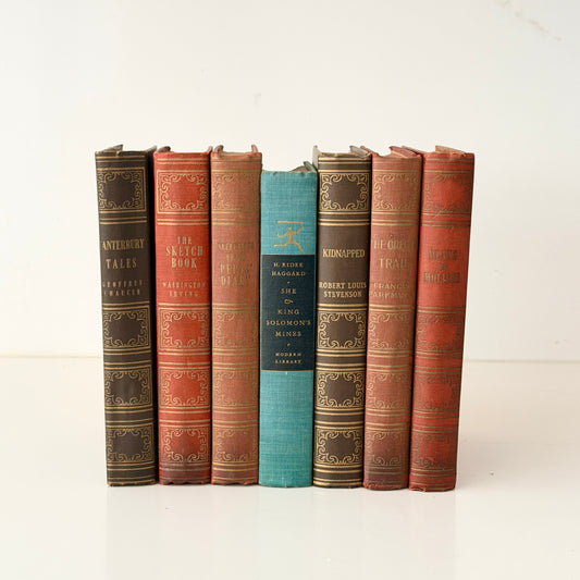 Vintage Classic Hardback Books Set of 7