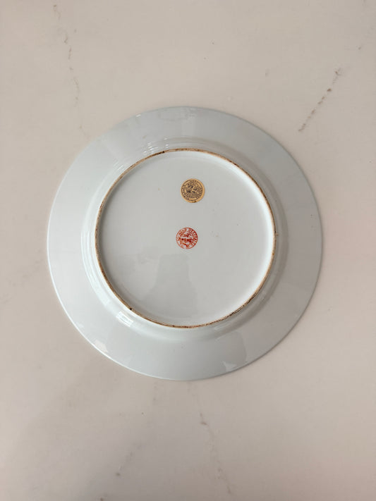 Vintage Famille Rose Chinese Dinner Plate