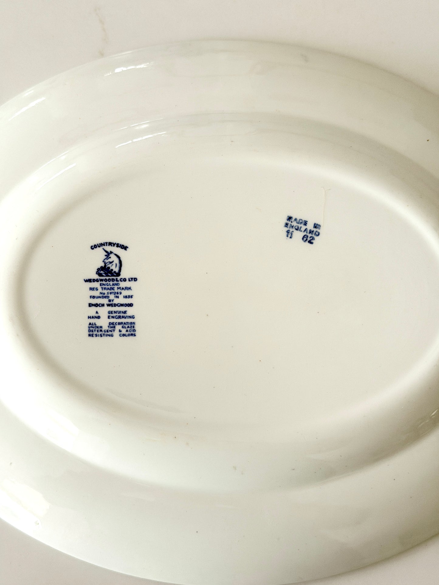 Vintage Wedgwood Countryside Platter