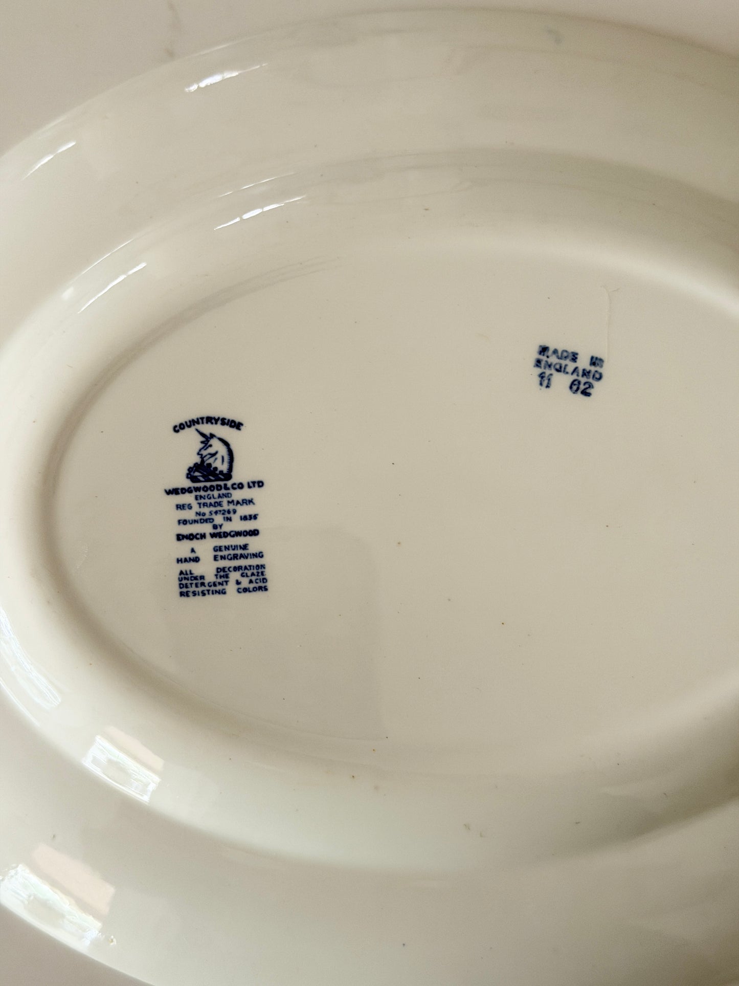 Vintage Wedgwood Countryside Platter