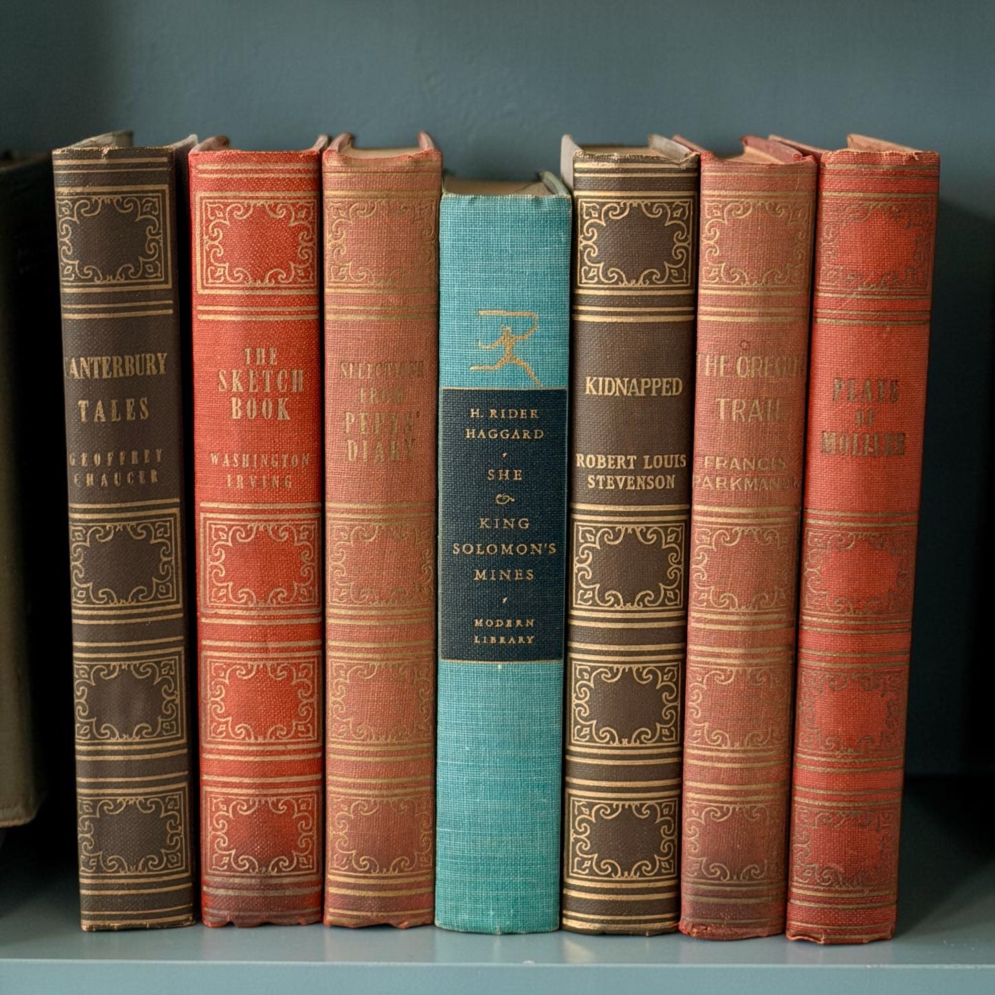 Vintage Classic Hardback Books Set of 7