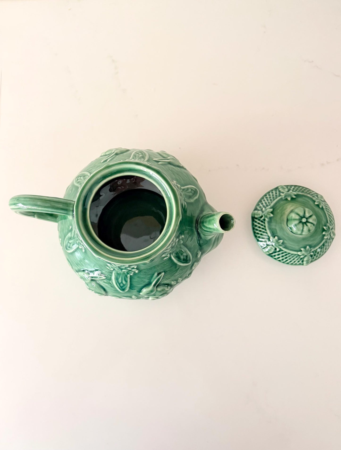 Vintage Bordallo Pinheiro Rabbit Teapot