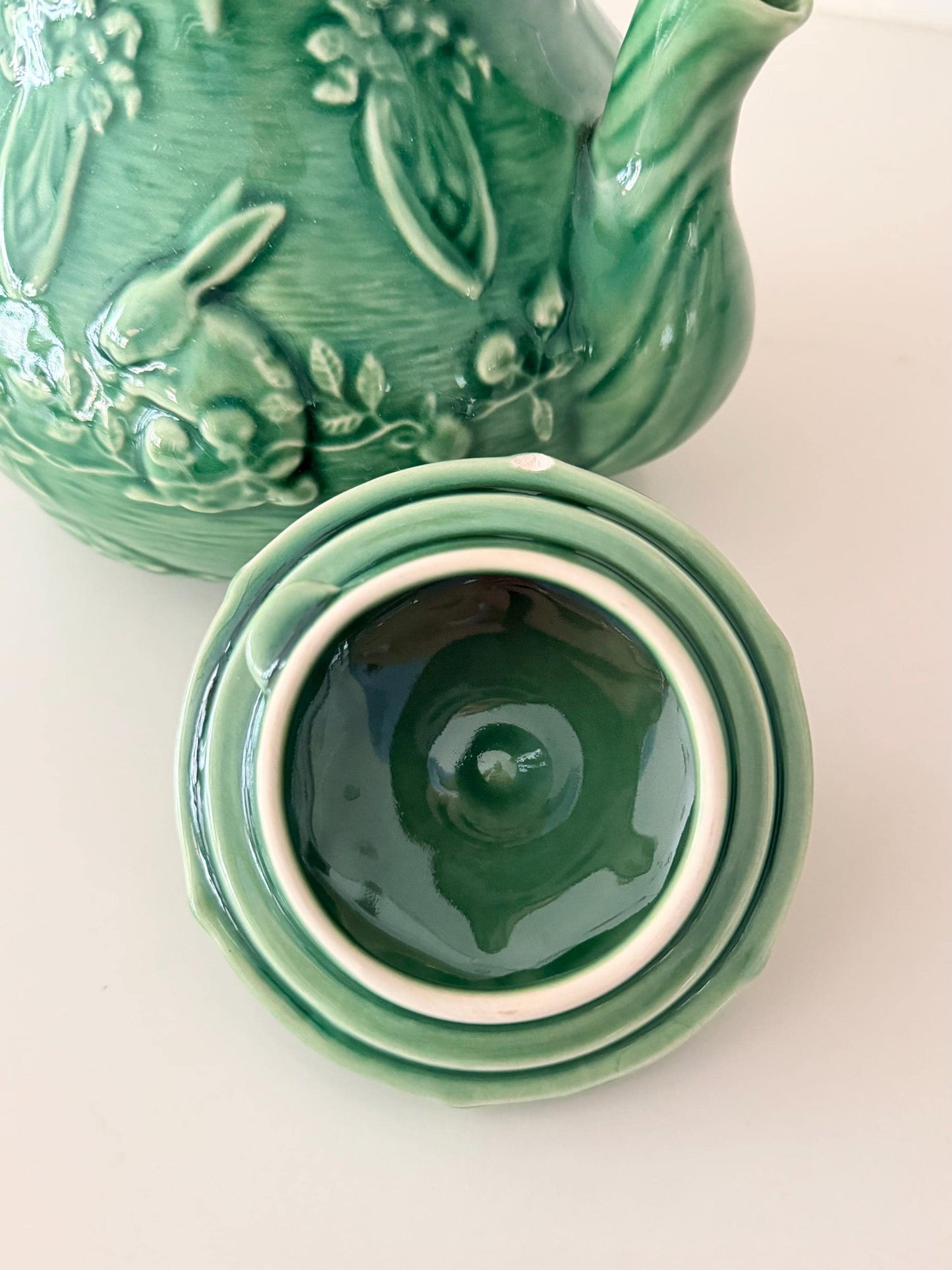 Vintage Bordallo Pinheiro Rabbit Teapot