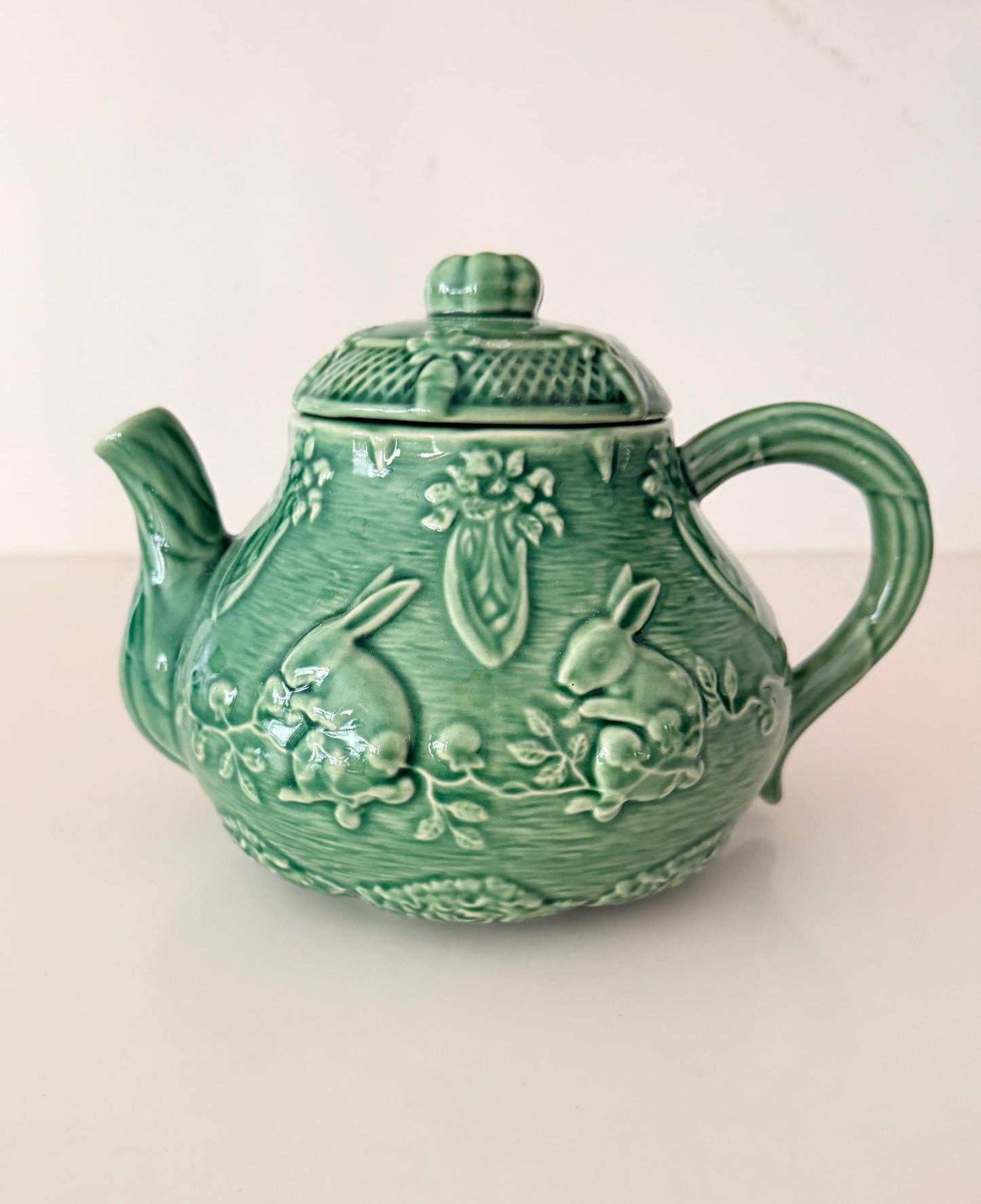 Vintage Bordallo Pinheiro Rabbit Teapot