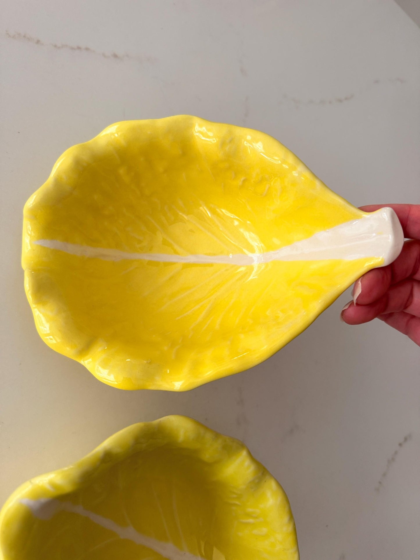 Vintage Secla Cabbage Leaf Bowl (sold individually)